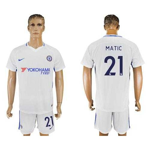 Chelsea #21 Matic Away Soccer Club Jersey Chelsea #21 Matic Away Soccer Club Jersey