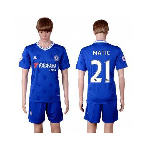 Chelsea #21 Matic Home Soccer Club Jersey Chelsea #21 Matic Home Soccer Club Jersey