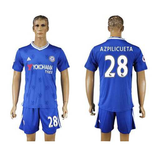 Chelsea #28 Azpilicueta Home Soccer Club Jersey Chelsea #28 Azpilicueta Home Soccer Club Jersey