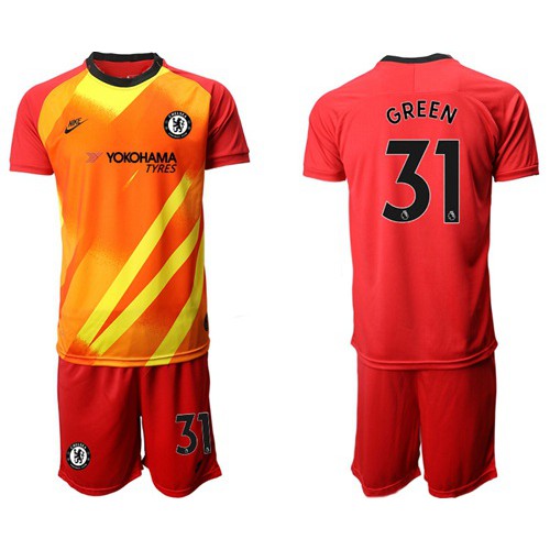 Chelsea #31 Green Red Goalkeeper Soccer Club Jersey Chelsea #31 Green Red Goalkeeper Soccer Club Jersey