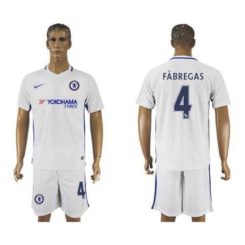 Chelsea #4 Fabregas Away Soccer Club Jersey Chelsea #4 Fabregas Away Soccer Club Jersey