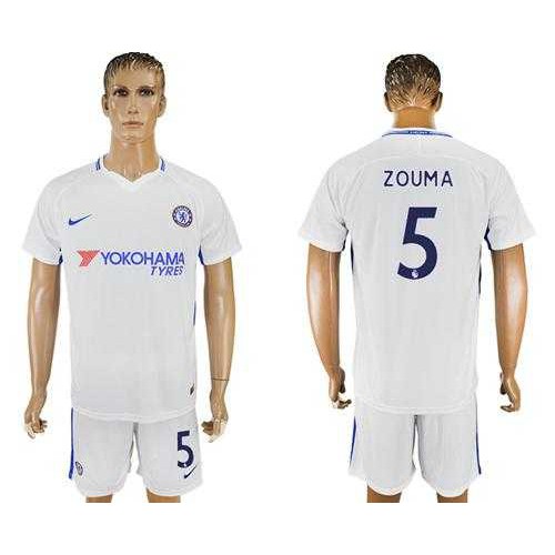Chelsea #5 Zouma Away Soccer Club Jersey Chelsea #5 Zouma Away Soccer Club Jersey