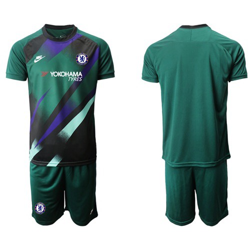 Chelsea Blank Green Goalkeeper Soccer Club Jersey Chelsea Blank Green Goalkeeper Soccer Club Jersey