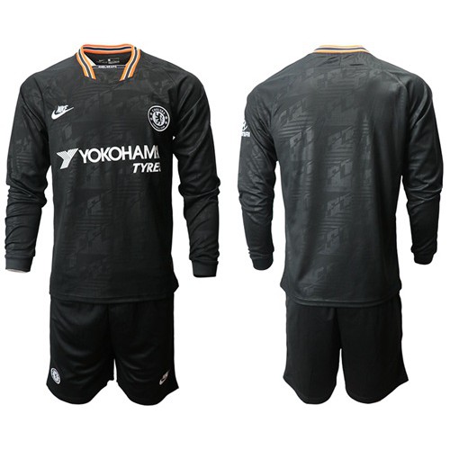 Chelsea Blank Third Long Sleeves Soccer Club Jersey Chelsea Blank Third Long Sleeves Soccer Club Jersey