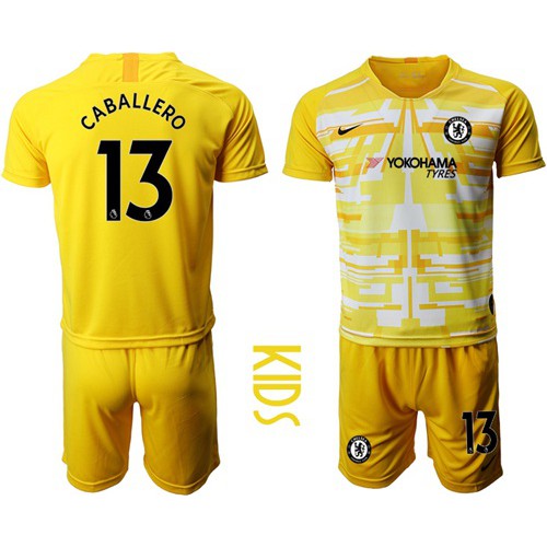 Chelsea Blank Yellow Goalkeeper Kid Soccer Club Jersey Chelsea Blank Yellow Goalkeeper Kid Soccer Club Jersey
