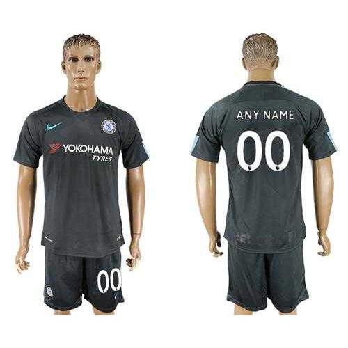 Chelsea Personalized Black Soccer Club Jersey Chelsea Personalized Black Soccer Club Jersey
