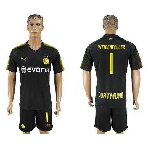 Dortmund #1 Weidenfeller Away Soccer Club Jersey Dortmund #1 Weidenfeller Away Soccer Club Jersey