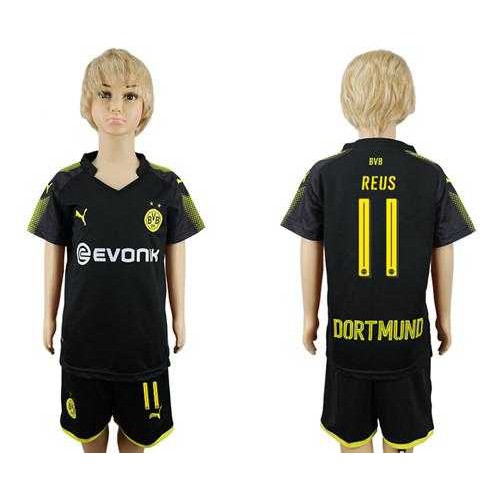 Dortmund #11 Reus Away Kid Soccer Club Jersey Dortmund #11 Reus Away Kid Soccer Club Jersey