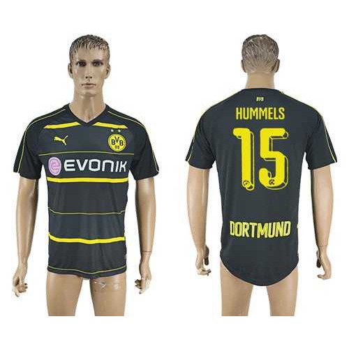 Dortmund #15 Hummels Away Soccer Club Jersey Dortmund #15 Hummels Away Soccer Club Jersey