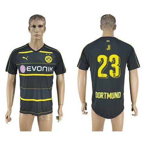 Dortmund #23 JI Away Soccer Club Jersey Dortmund #23 JI Away Soccer Club Jersey