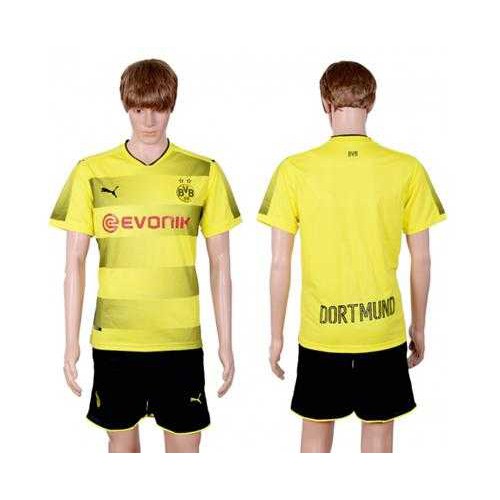 Dortmund Blank Home Soccer Club Jersey Dortmund Blank Home Soccer Club Jersey