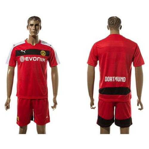 Dortmund Blank Red Goalkeeper Soccer Club Jersey Dortmund Blank Red Goalkeeper Soccer Club Jersey