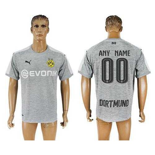 Dortmund Personalized Grey Soccer Club Jersey Dortmund Personalized Grey Soccer Club Jersey