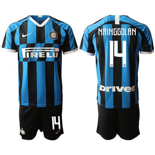 Inter Milan #14 Nainggolan Home Soccer Club Jersey Inter Milan #14 Nainggolan Home Soccer Club Jersey