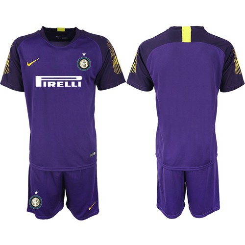 Inter Milan Blank Purple Goalkeeper Soccer Club Jersey Inter Milan Blank Purple Goalkeeper Soccer Club Jersey