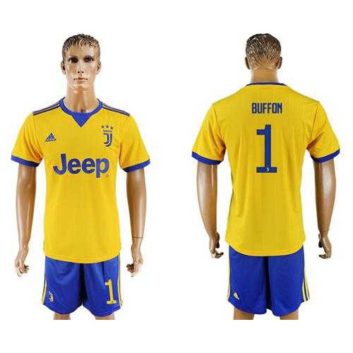Juventus #1 Buffon Away Soccer Club Jersey Juventus #1 Buffon Away Soccer Club Jersey