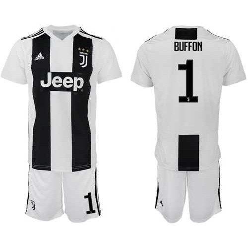 Juventus #1 Buffon Home Soccer Club Jersey Juventus #1 Buffon Home Soccer Club Jersey