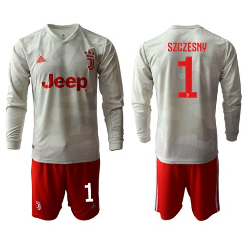 Juventus #1 Szczesny Away Long Sleeves Soccer Club Jersey Juventus #1 Szczesny Away Long Sleeves Soccer Club Jersey