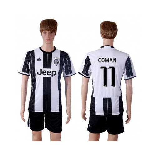 Juventus #11 Coman Home Soccer Club Jersey Juventus #11 Coman Home Soccer Club Jersey