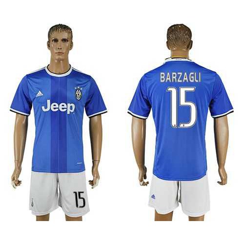 Juventus #15 Barzagli Away Soccer Club Jersey Juventus #15 Barzagli Away Soccer Club Jersey