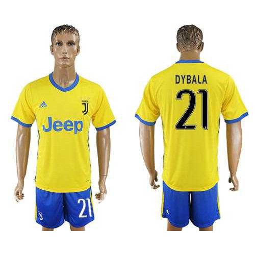 Juventus #21 Dybala Away Soccer Club Jersey Juventus #21 Dybala Away Soccer Club Jersey