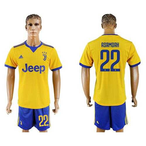 Juventus #22 Asamoah Away Soccer Club Jersey Juventus #22 Asamoah Away Soccer Club Jersey