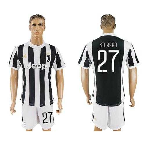 Juventus #27 Sturaro Home Soccer Club Jersey Juventus #27 Sturaro Home Soccer Club Jersey