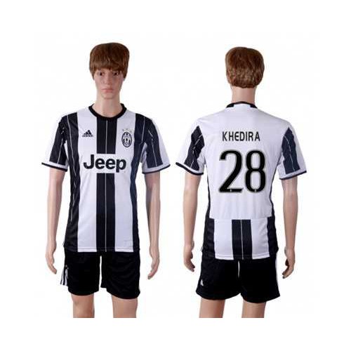 Juventus #28 Khedira Home Soccer Club Jersey Juventus #28 Khedira Home Soccer Club Jersey