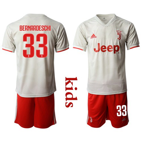 Juventus #33 Bernardeschi Away Kid Soccer Club Jersey Juventus #33 Bernardeschi Away Kid Soccer Club Jersey