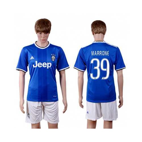 Juventus #39 Marrone Away Soccer Club Jersey Juventus #39 Marrone Away Soccer Club Jersey