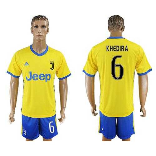 Juventus #6 Khedira Away Soccer Club Jersey Juventus #6 Khedira Away Soccer Club Jersey