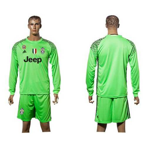 Juventus Blank Green Goalkeeper Long Sleeves Soccer Club Jersey Juventus Blank Green Goalkeeper Long Sleeves Soccer Club Jersey