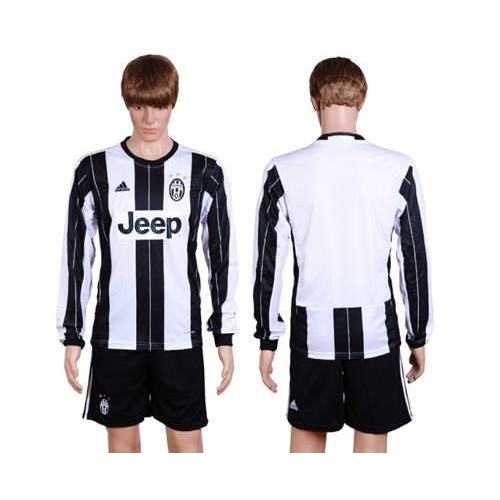 Juventus Blank Home Long Sleeves Soccer Club Jersey Juventus Blank Home Long Sleeves Soccer Club Jersey