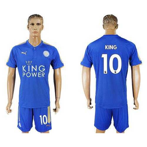 Leicester City #10 King Home Soccer Club Jersey Leicester City #10 King Home Soccer Club Jersey