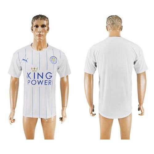 Leicester City Blank SEC Away Soccer Club Jersey Leicester City Blank SEC Away Soccer Club Jersey