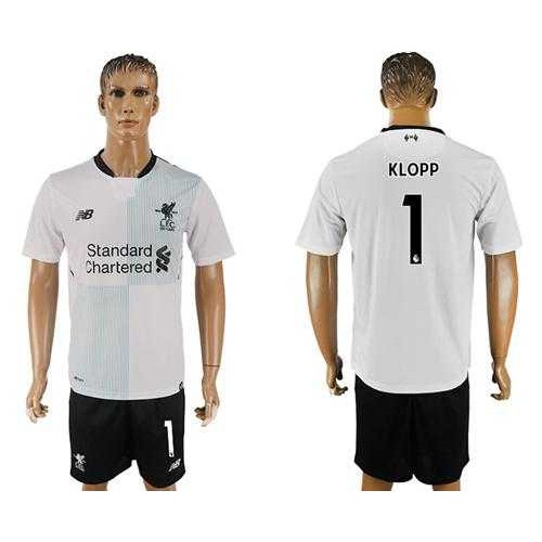 Liverpool #1 Klopp Away Soccer Club Jersey Liverpool #1 Klopp Away Soccer Club Jersey