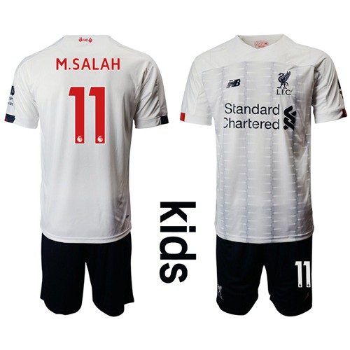 Liverpool #11 M.Salah Away Kid Soccer Club Jersey Liverpool #11 M.Salah Away Kid Soccer Club Jersey