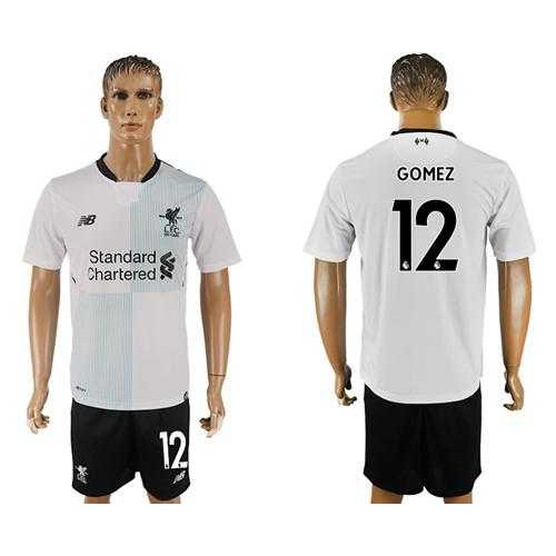 Liverpool #12 Gomez Away Soccer Club Jersey Liverpool #12 Gomez Away Soccer Club Jersey