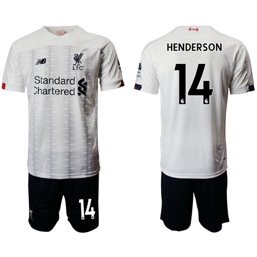 Liverpool #14 Henderson Away Soccer Club Jersey Liverpool #14 Henderson Away Soccer Club Jersey