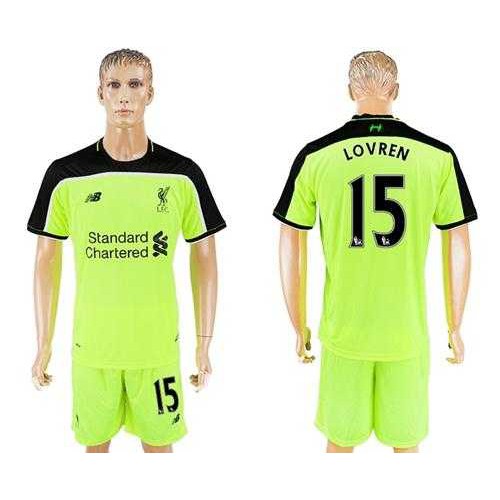 Liverpool #15 Lovren Sec Away Soccer Club Jersey Liverpool #15 Lovren Sec Away Soccer Club Jersey