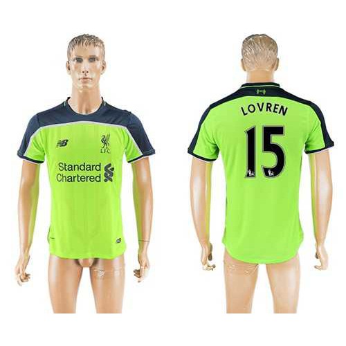 Liverpool #15 Lovren Sec Away Soccer Club Jersey Liverpool #15 Lovren Sec Away Soccer Club Jersey