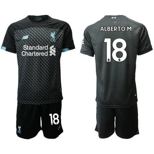 Liverpool #18 Alberto M. Third Soccer Club Jersey Liverpool #18 Alberto M. Third Soccer Club Jersey