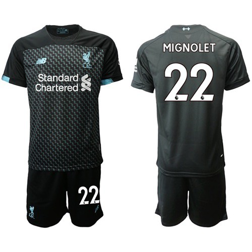Liverpool #22 Mignolet Third Soccer Club Jersey Liverpool #22 Mignolet Third Soccer Club Jersey