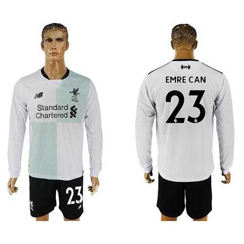 Liverpool #23 Emre Can Away Long Sleeves Soccer Club Jersey Liverpool #23 Emre Can Away Long Sleeves Soccer Club Jersey