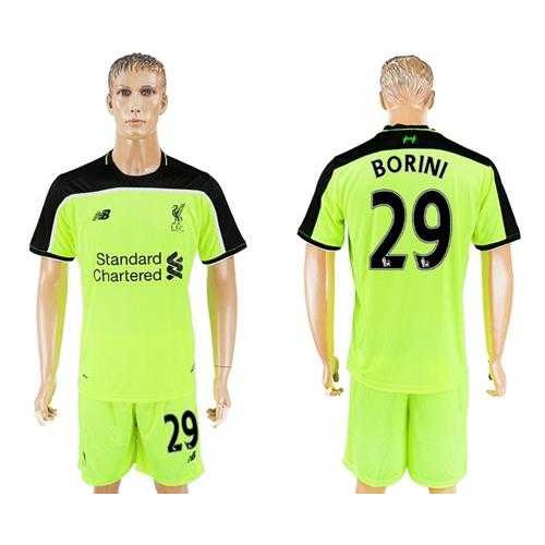 Liverpool #29 Borini Sec Away Soccer Club Jersey Liverpool #29 Borini Sec Away Soccer Club Jersey