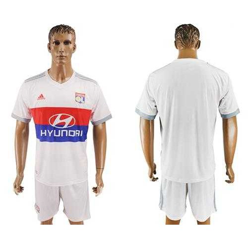 Lyon Blank Home Soccer Club Jersey Lyon Blank Home Soccer Club Jersey