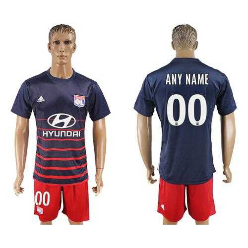 Lyon Personalized Away Soccer Club Jersey Lyon Personalized Away Soccer Club Jersey