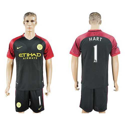 Manchester City #1 Hart Away Soccer Club Jersey Manchester City #1 Hart Away Soccer Club Jersey