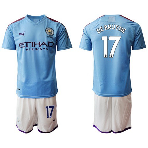Manchester City #17 De Bruyne Home Soccer Club Jersey Manchester City #17 De Bruyne Home Soccer Club Jersey