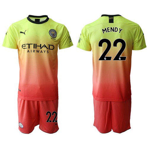 Manchester City #22 Mendy Away Soccer Club Jersey Manchester City #22 Mendy Away Soccer Club Jersey